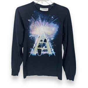 Imaginary Foundation Shirt Size Small‎ Y2K Space Graphic Celestial USA Galaxy